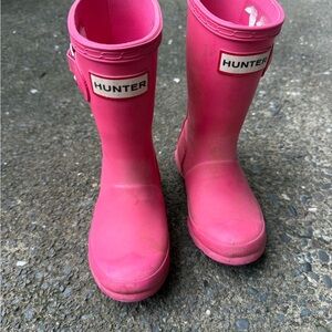 Hunter Vibrant Pink Waterproof Boots